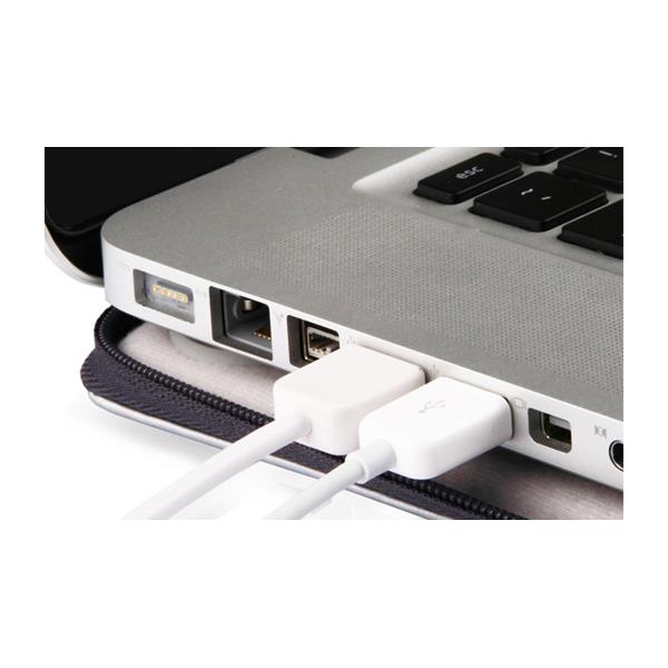 120876 Moshi 99MO010206 Moshi Codex for MacBook Pro 15" sølv metallic dataveske